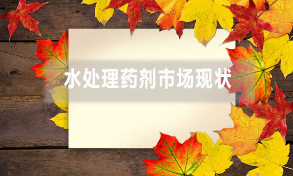水處理藥劑市場現狀