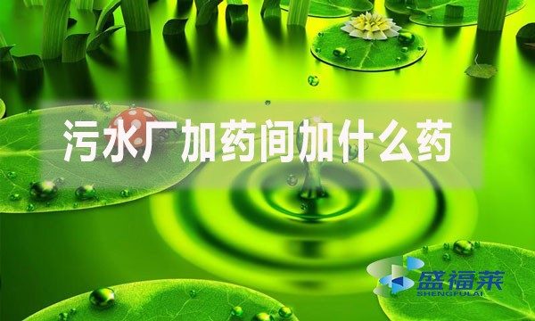 污水廠加藥間加什么藥？